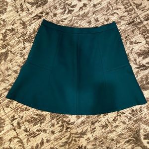 Hunter green J. Crew skirt